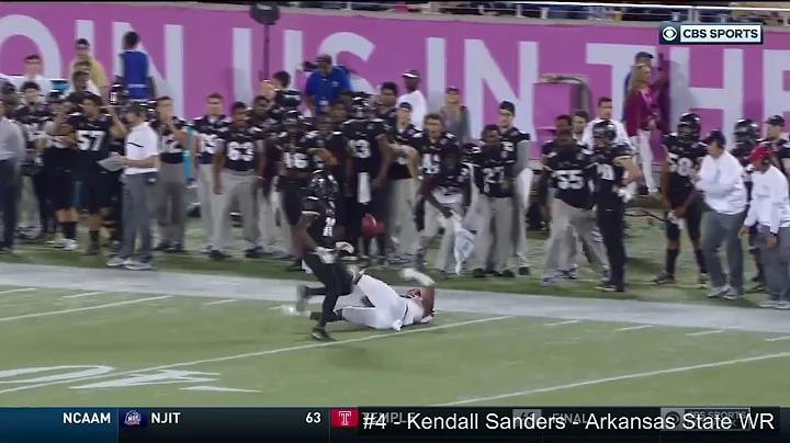 Kendall Sanders (Arkansas State WR) vs UCF 2016