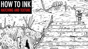 How to add Texture and Shading with Ink - Inktober 2025