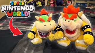 Super Nintendo World Bowser, Bowser Jr Plush Unboxing + Review! (RARE, $100)