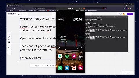 Scrcpy Installation on Ubuntu