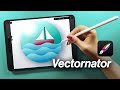 Vectornator : Creating a Ship Icon on iPad Pro!!