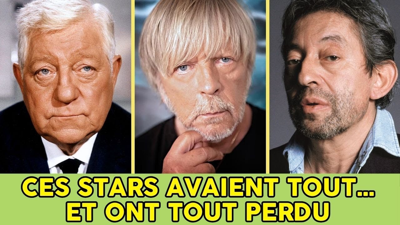20 stars françaises brisées par leurs dépendances – Vous ne les verrez plus jamais pareil