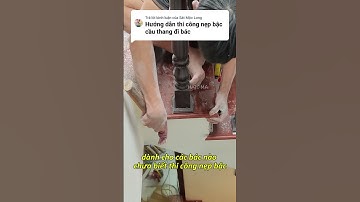 Hướng dẫn thi công nẹp mặt bậc cầu thang nhựa giả gỗ đẹp | Thi công cầu thang nhựa  | Haroma