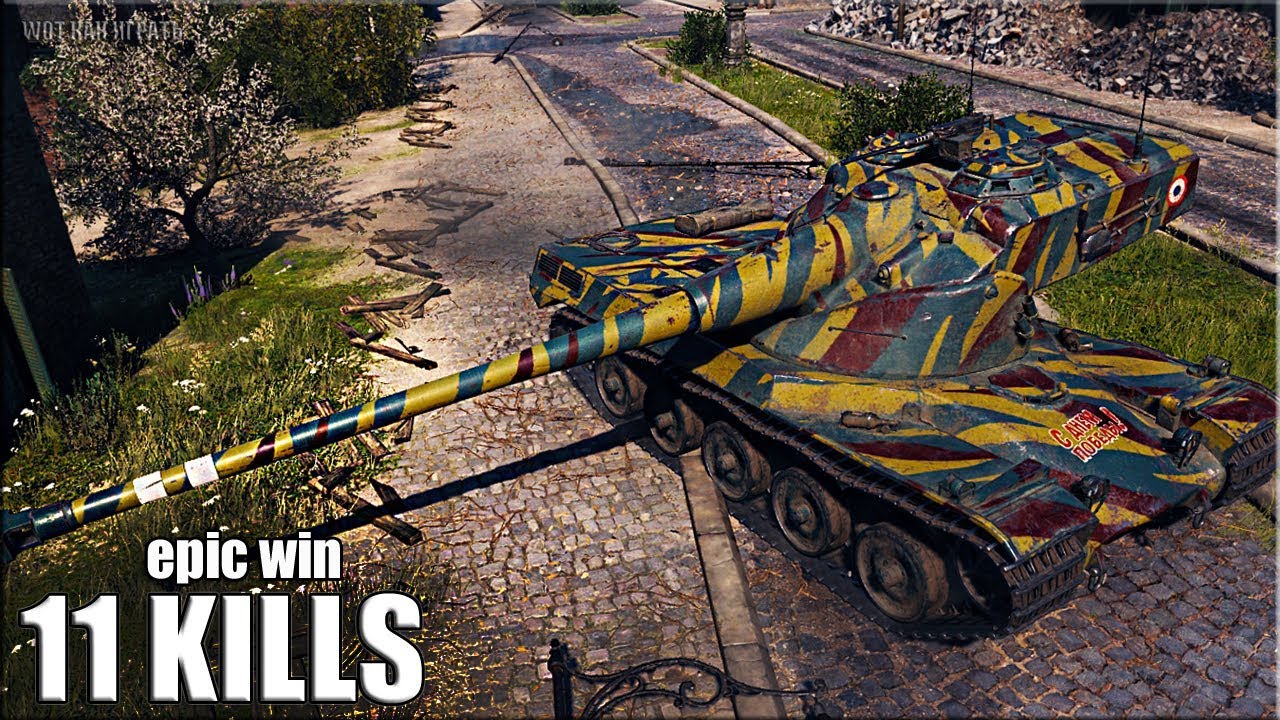 мир танков статистика AMX 50B wot игра за всю команду 🌟 EPIC WIN 🌟 World of Tanks лучший бой на тт 10 уровня