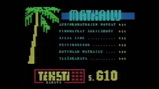 Mtv3 Tekstikanava -Mainos 1995
