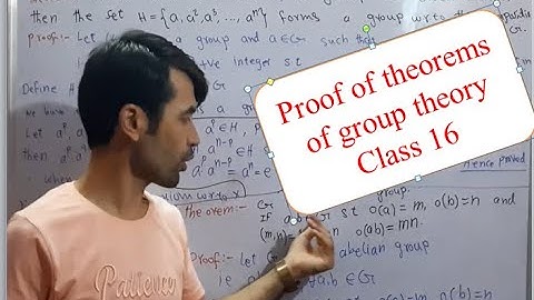 group theory class16 (theorems)