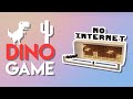 Google Chrome Dinosaur Game in Minecraft! | Minecraft Java 1.20+ Redstone Showcase