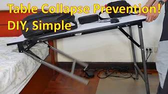 DIY Prevent Folding Table Collapse / DIY Leg Lock