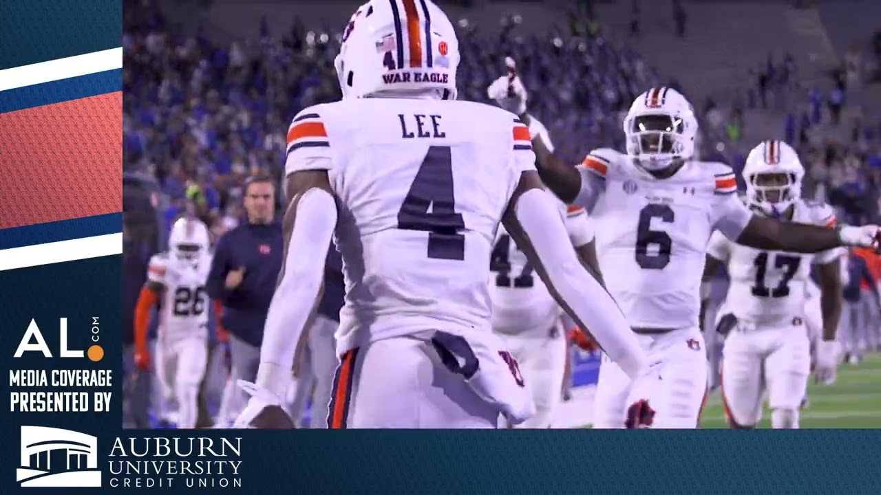 Kayin Lee's interception to seal Auburn's 24-10 win over Kentucky