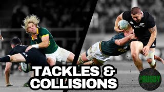 Crunch Time: Massive Rugby Tackles and Collisions!