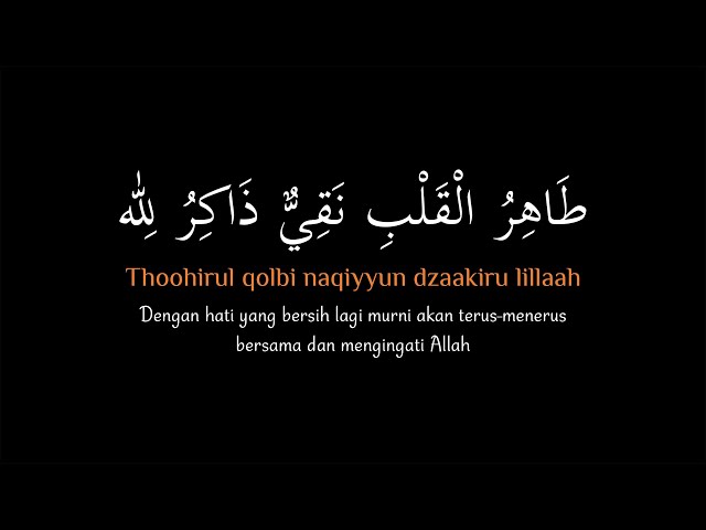 Thohirul Qolbi (mawlaya) lirik terjemah indonesia - Versi Gandrung nabi class=