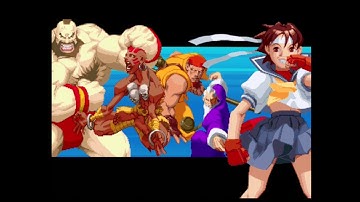 Street Fighter Alpha 2 - Intro and Title Screen - Sega Saturn (HD)