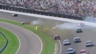 2011 Brickyard 400 at Indy: Four-wide racing leads to wrecking