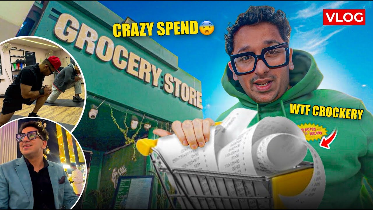 Best Crockery Market in Chandigarh! 🍽️ Gym to Shopping: Itna Bada Bill?! 😱💸