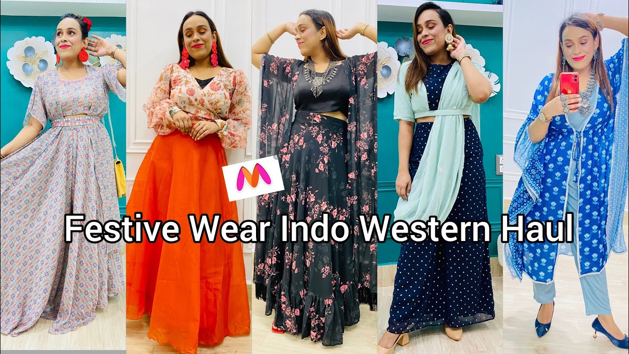 Myntra Western Dress Haul | Myntra Try On Haul | Myntra College Wear -  YouTube