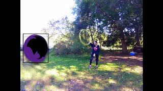 Kitty Bionic Hula Hooping at Camp
