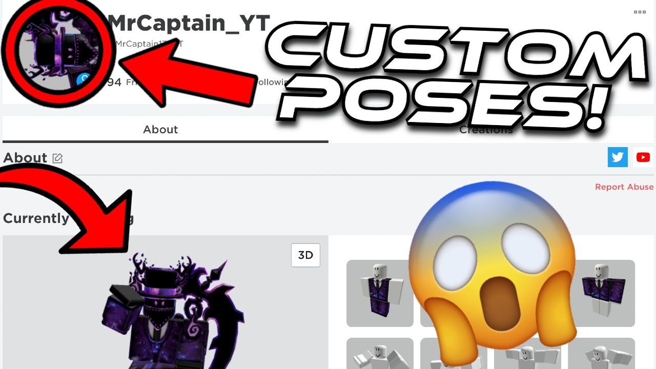 Roblox avatars epic Roblox how to create a custom avatar pose