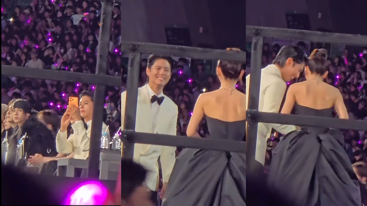 Пак Бо-гам внимательно снимал Ким Ю-джун, и как только увидел, что она спускается, тут же подошел...