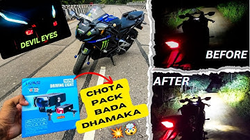 Best HJG Waymaker Fogg Lights Installation Step-by-Step Guide🔥💥#hjg#yamaha#hjgfoglight#modified