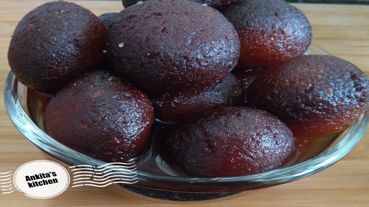 हलवाई जैसे  काला जामुन अब घर पर बनाये | kala jamun/kala jam/Sweet Recipe/Festival special| | Ankita