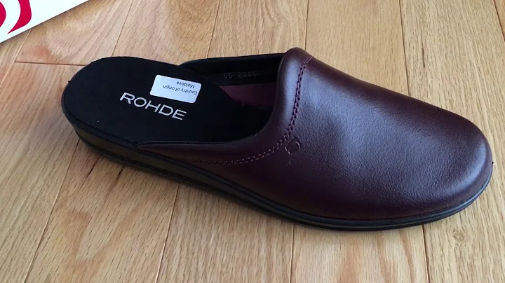 Rohde Shoes Slipper Jerry Burgundy