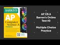 AP Computer Science A Review - Barron's FREE Online Test #3