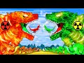 ELEMENTAL: GODZILLA FIRE vs DINOSAURS EARTH RADIATION: Rescue Godzilla &amp; KONG in Jurassic World