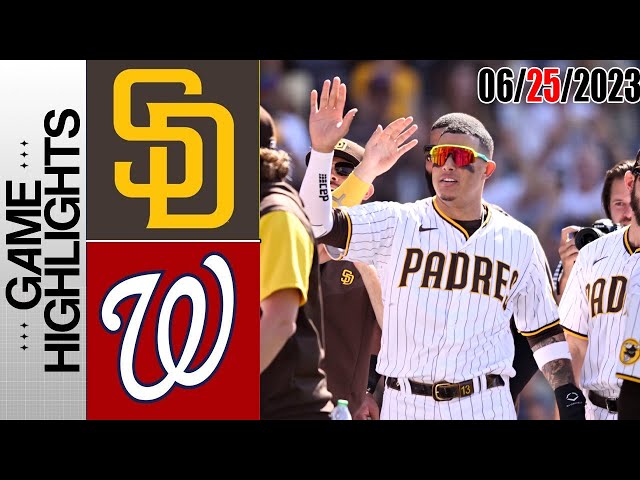 San Diego Padres vs Washington Nationals GAME [TODAY] June 25