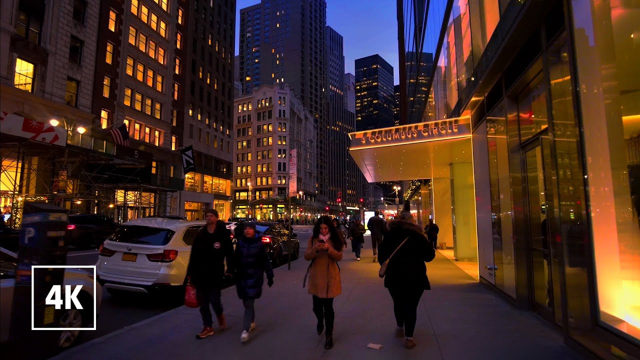 New York, Amerika Serikat | Jelajah Kota Malam 4K | 21 Jan 2023