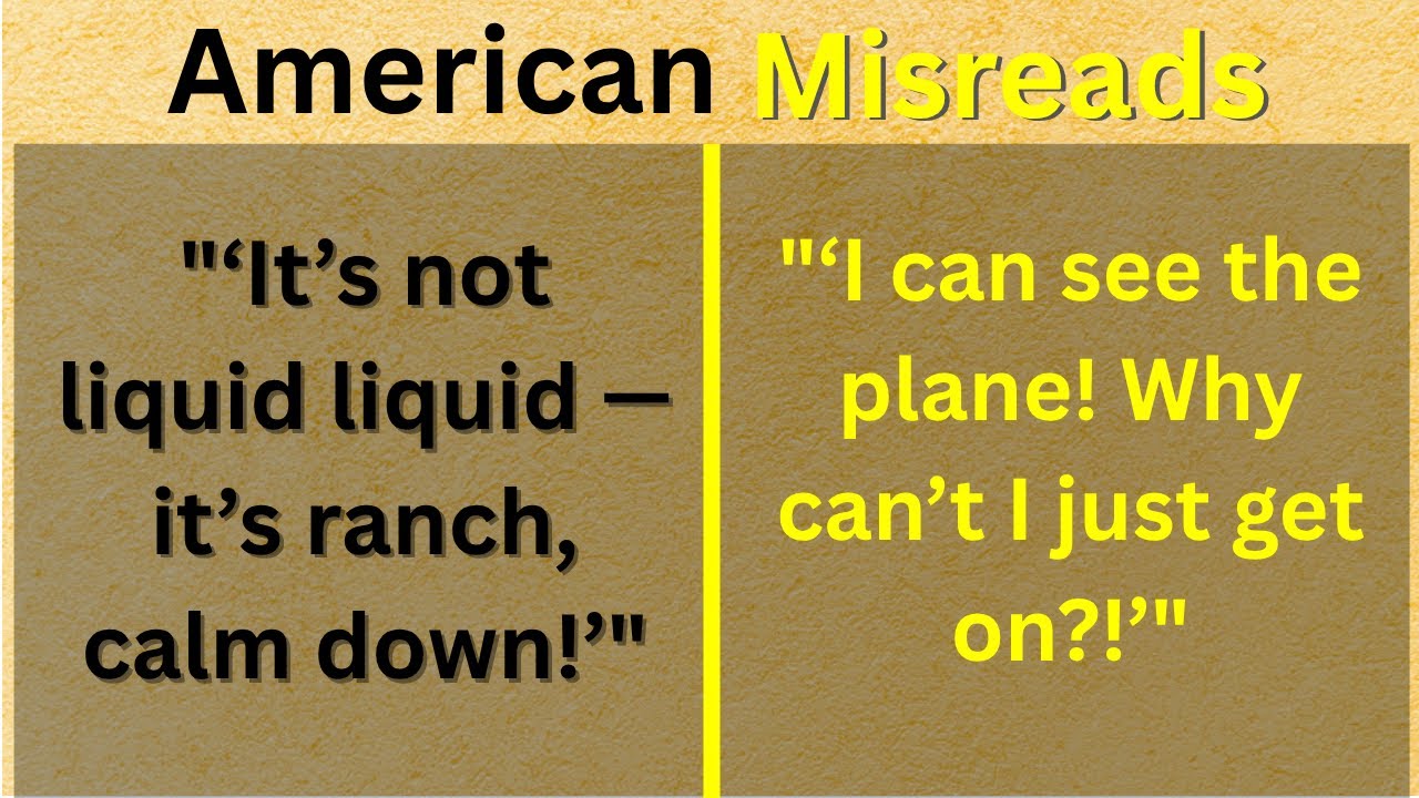 Americans Totally Misread European Airport Rules - YouTube