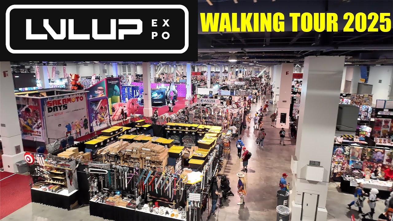 LVL UP EXPO Las Vegas 2025 -  Full Walkthrough - Walking Tour 4k- Level Up Expo