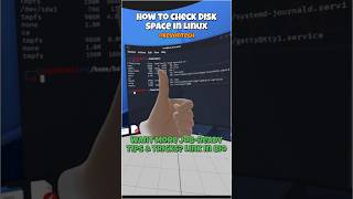 (Linux) How To Check Disk Space In Linux #linuxcommandlinetutorial