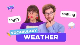 Vocabulario: WEATHER - Clase de inglés - el tiempo