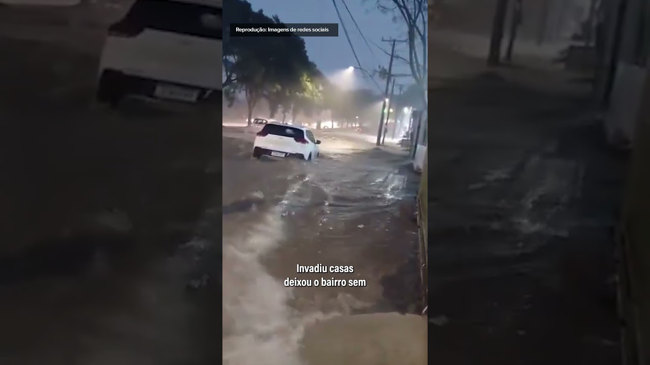 Temporal causa alagamentos e queda de árvores em Porto Alegre