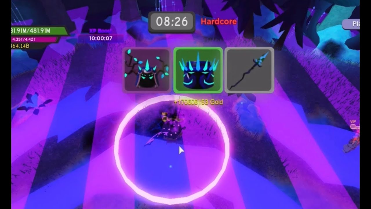 Purple Eldenbark Mage Helmet Drop! | Roblox Dungeon Quest