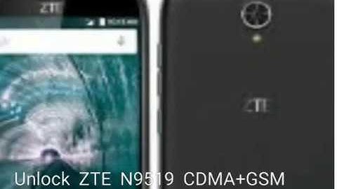 Unlock ZTE Warp 7 N9519 CDMA+GSM Free BY YemenDeveLoperS-Team