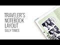 Traveler's Notebook Layout 2020 | DT Everyday Explorer March Stamps
