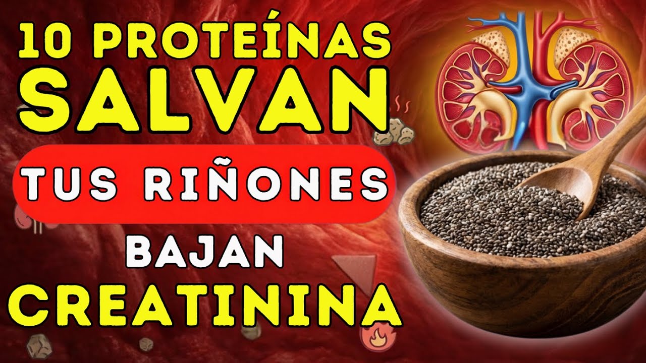 5 PROTEÍNAS que PROTEGEN tus RIÑONES y Reducen la Creatinina Naturalmente
