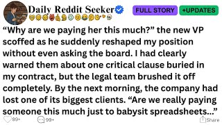 [Full Story]"“Why are we paying her this much?” the new VP scoffed as...!!