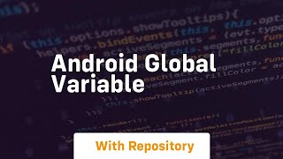 android global variable