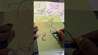 How to draw a bear in 20 seconds  #diy #shortsfeed #shorts  #easydiy  #viralvideo #drawing #funny