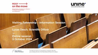 Visiting Fellowship - Information Session - 3 October 2024