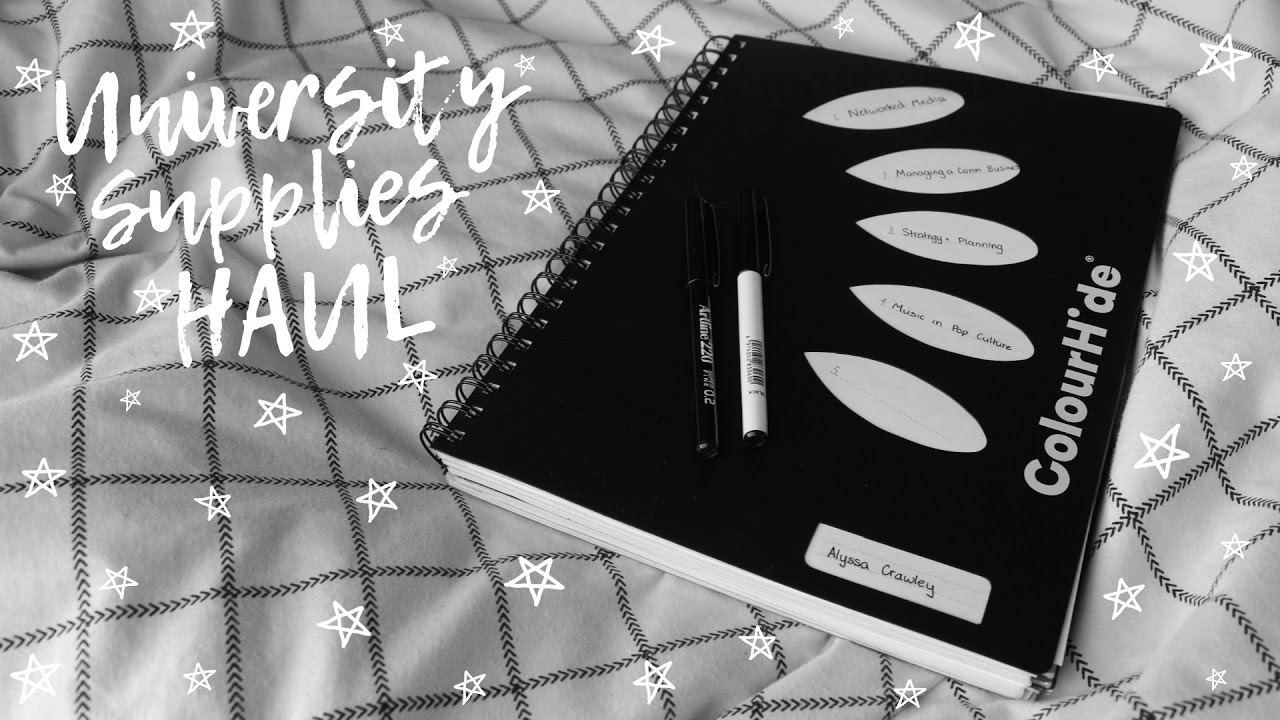 BACK TO SCHOOL/UNIVERSITY SUPPLIES HAUL | Ad