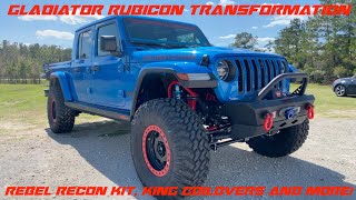 Rebel Recon Coilover kit on Jeep Gladiator Rubicon