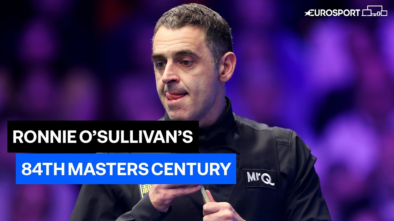 Ronnie O'Sullivan scores his 84th Masters CENTURY 🚀 The Masters 2024