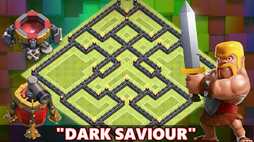 Clash Of Clans | EPIC TOWN HALL 8 (TH8) FARMING BASE "DARK SAVIOUR" | 100% DARK ELIXIR PROTECTION!
