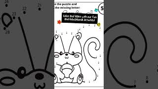 Fun and Educational Dot To Dot Puzzle Book for Kids