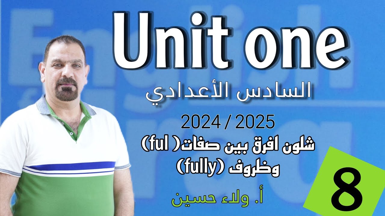 شلون افرق بين صفات تنتهيب(ful) وظروف تناهي(fully)