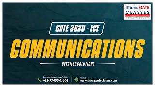 GATE 2020 EC Question Paper | Communication System Solution | GATE Electronics Engineering Coaching