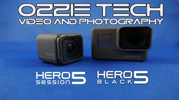 GoPro Hero 5 Session vs Hero 5 Black 4k Comparison